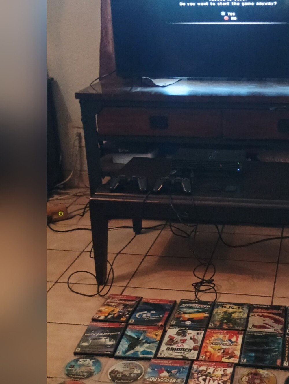 Sony PlayStation 2 Slim Bundle with Controllers & 36 Games - Read Description